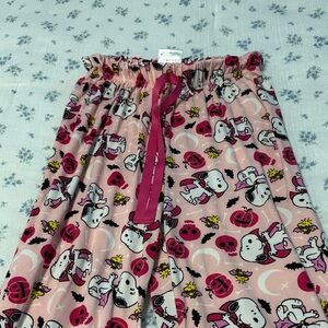 Peanuts Snoopy Halloween Pink Pajama Bottoms